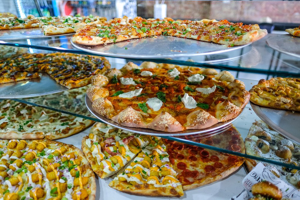 Photos of pizza from Krave It