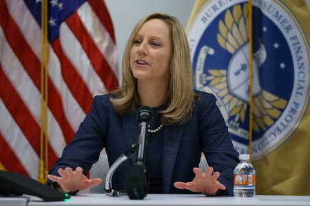 Kathy Kraninger, head of Trump's Consumer Financial Protections Bureau urging everyone to chill about payday loans.
