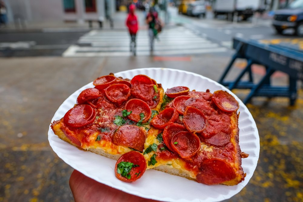 Pepperoni half pie ($5.50)