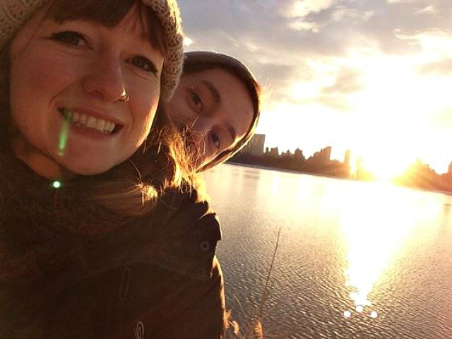 Heather Lough, who was killed in April 2016 while biking in the Bronx, with her husband Andy.