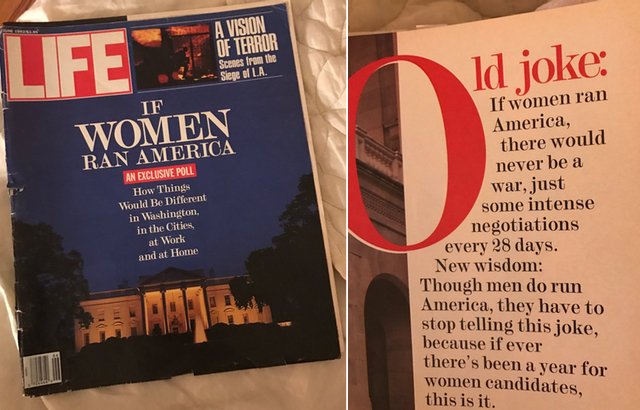 The media called 1992 "The Year of the Woman," when a record 47 women were elected to the House of Representatives, following Anita Hill’s testimony the year before.