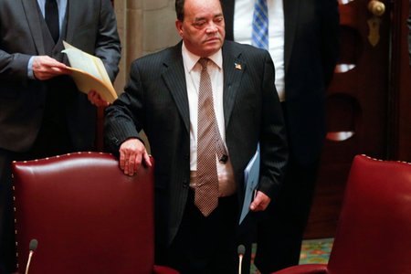 Sen. Martin Malavé Dilan in Albany.