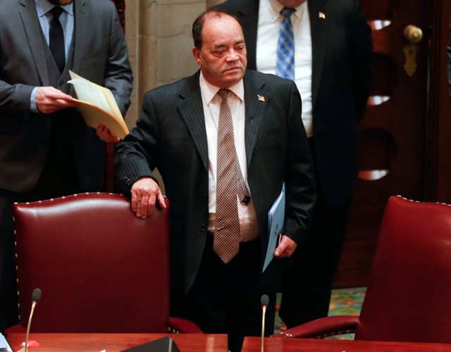 Sen. Martin Malavé Dilan in Albany.