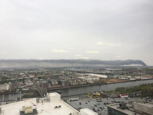 As seen from Newark