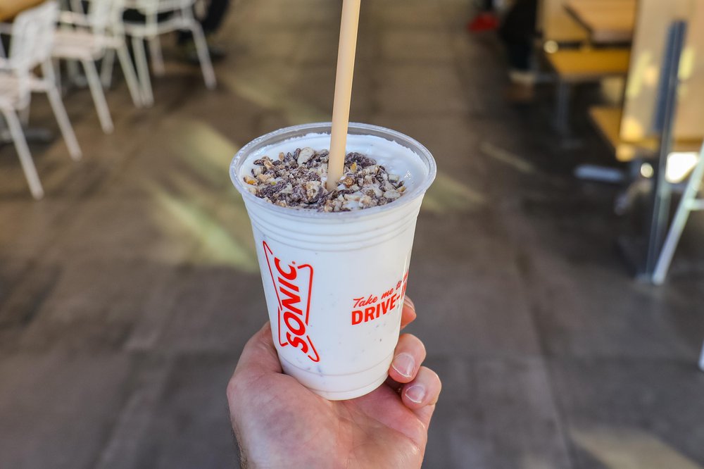 Sonic in Queens Sonic Blast with Snickers ($4.69)