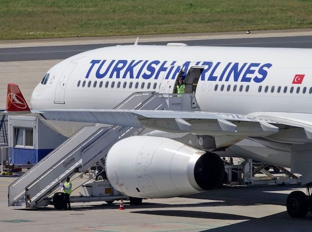 A Turkish Airlines flight