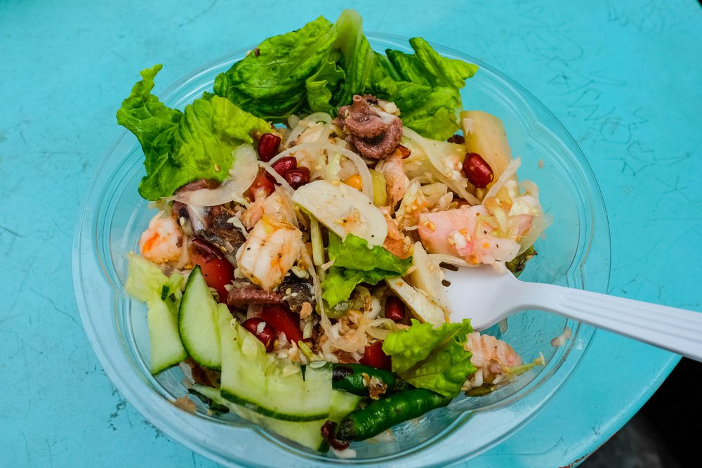 Yun Cafe Seafood Salad ($12)