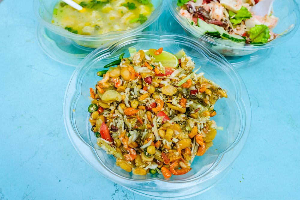 Yun Cafe Tea Leaf Salad ($5)